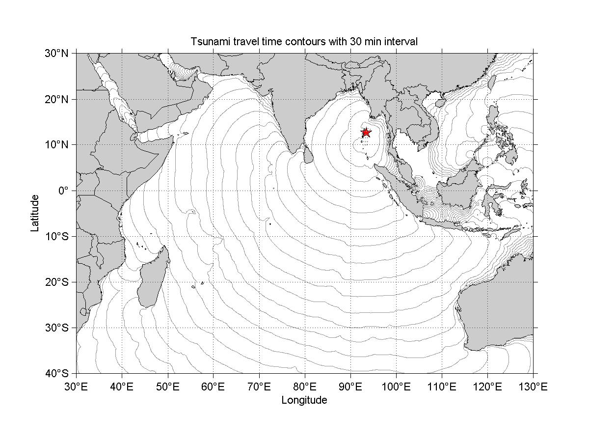 Travel Time Map